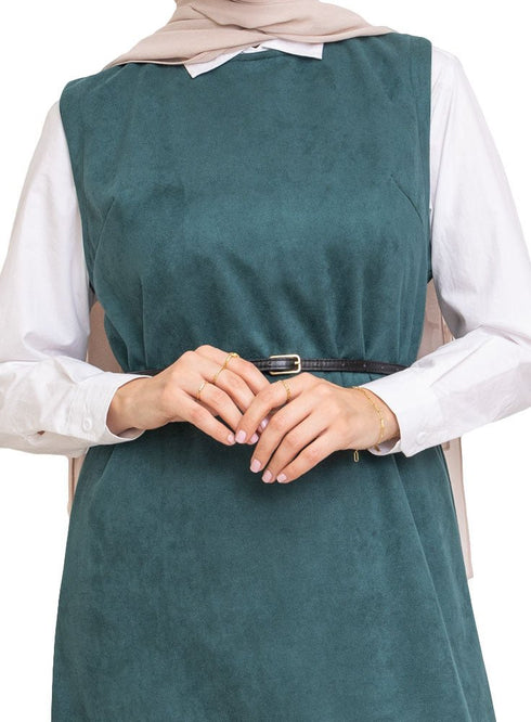 Ocean Winter Sleeveless Dress - Khotwh